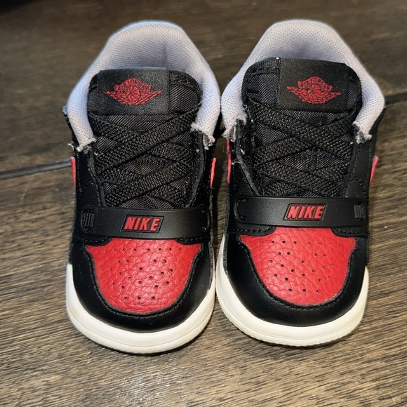 Jordan Toddler Legacy 312 Low Bred Cement sz 4C EUC - Picture 3 of 6